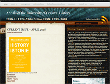 Tablet Screenshot of istoriecraiova.ro